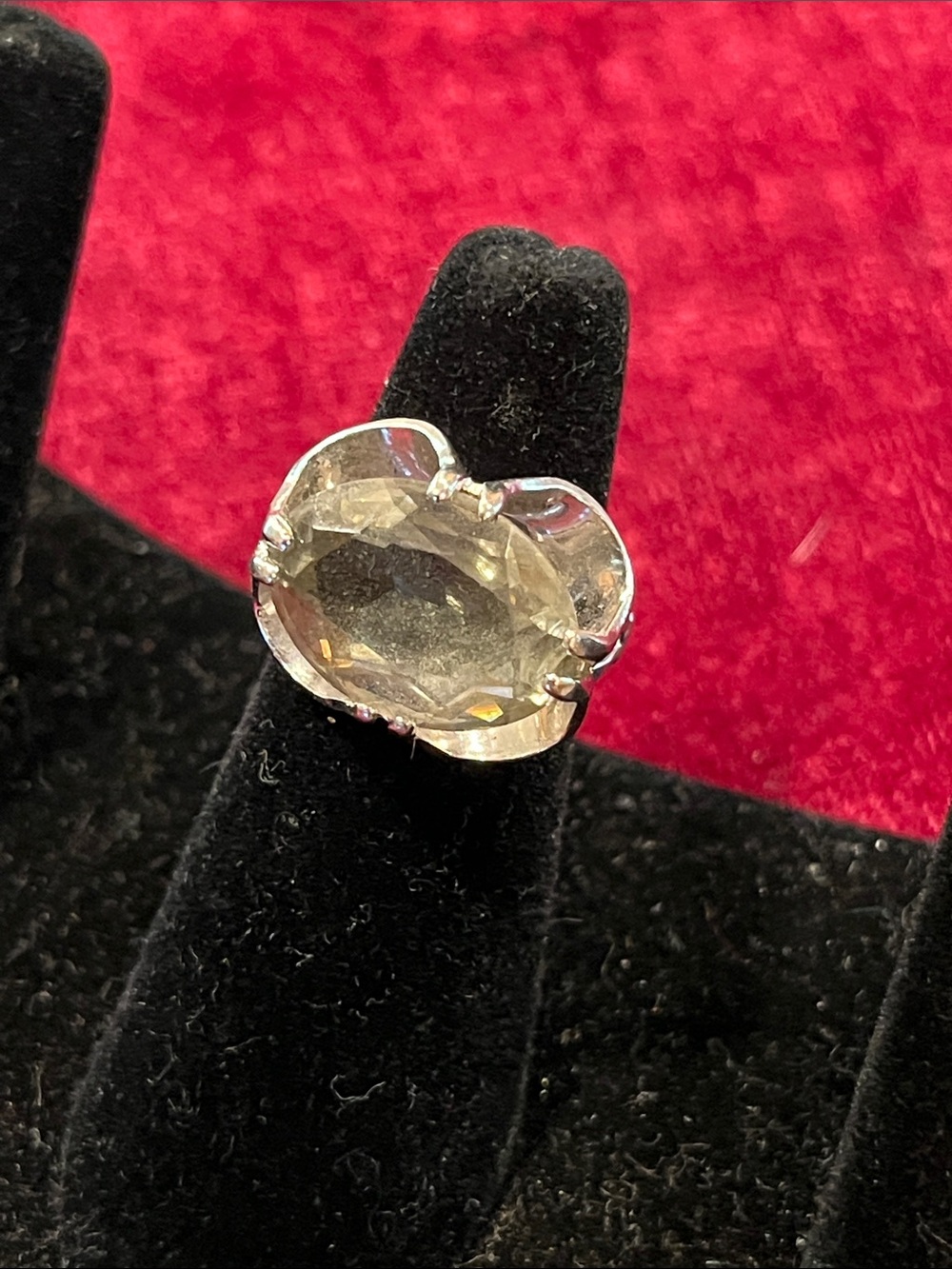 Vintage Sterling Silver Statement Ring ✨